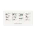Watercolor Sketch Poster — Textured Matte Art Print with Notes