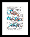 Escape Lockdown Technique Guide - Framed Print