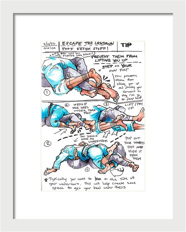 Escape Lockdown Technique Guide - Framed Print