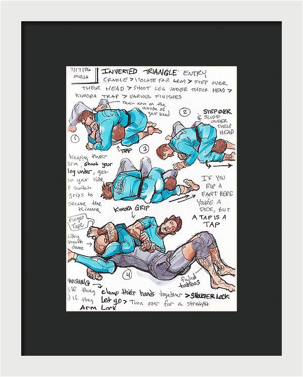 Inverted Triangle - Framed Print