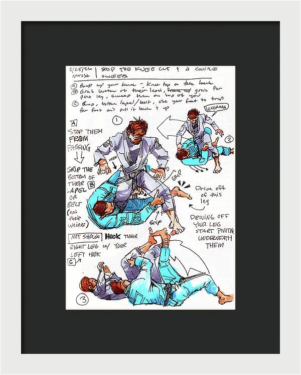 Stop the Knee Cut - Framed Print