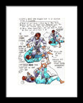 Stop the Knee Cut - Framed Print
