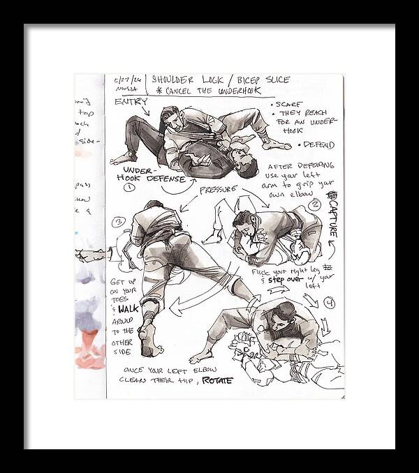 Shoulder Lock - Framed Print