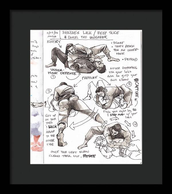 Shoulder Lock - Framed Print