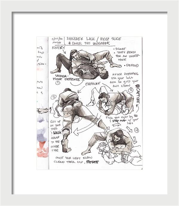 Shoulder Lock - Framed Print