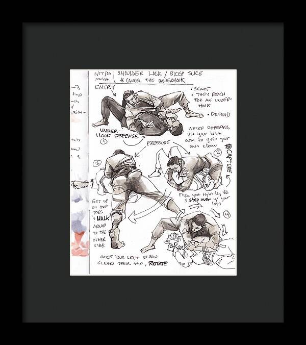 Shoulder Lock - Framed Print
