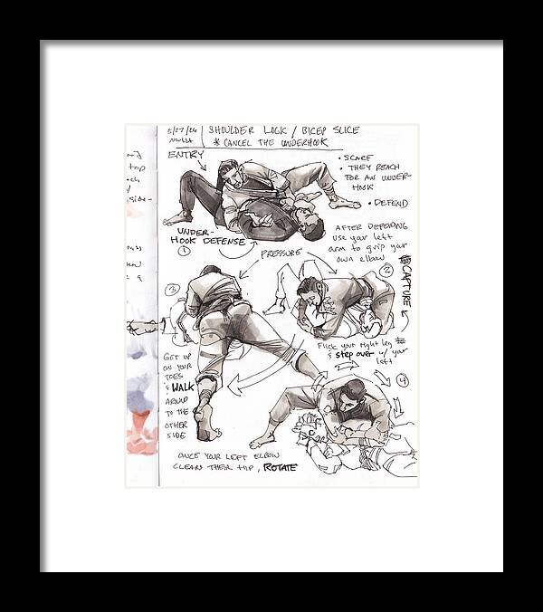 Shoulder Lock - Framed Print