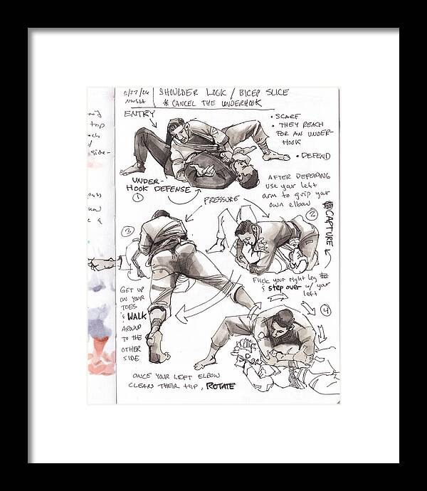 Shoulder Lock - Framed Print
