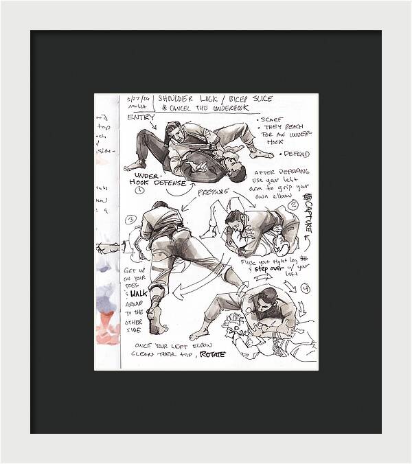 Shoulder Lock - Framed Print