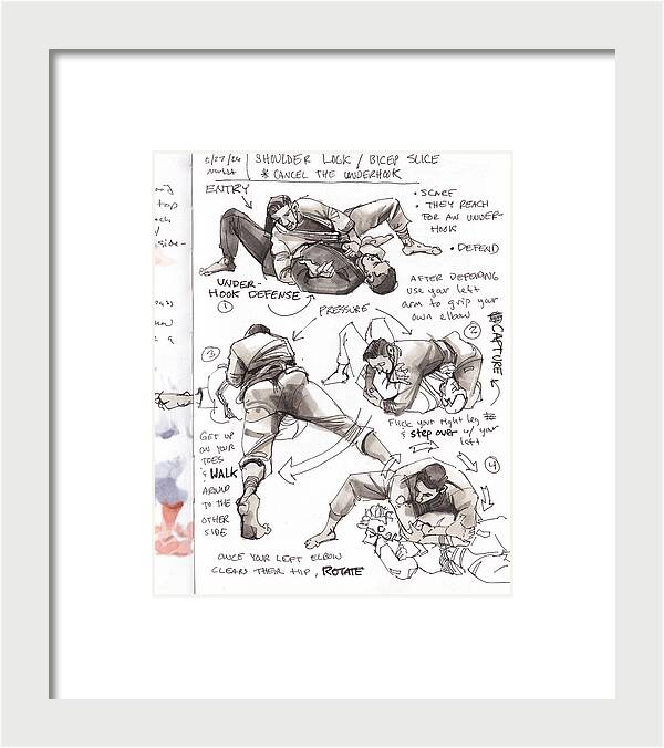 Shoulder Lock - Framed Print