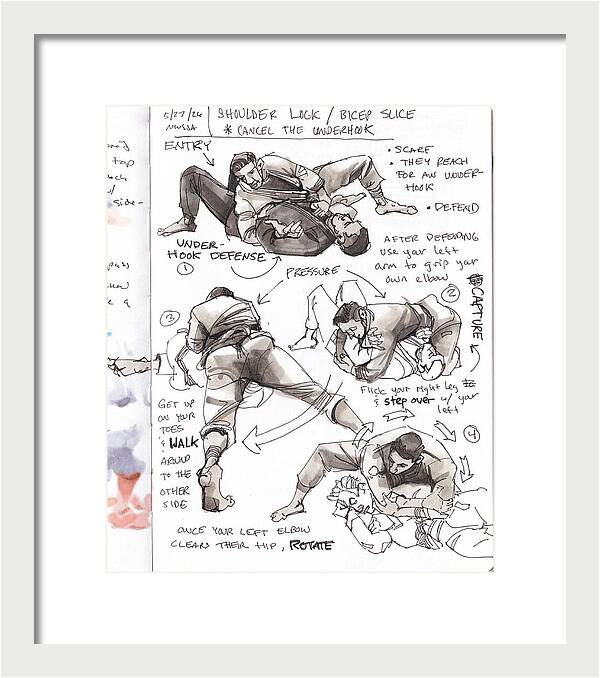 Shoulder Lock - Framed Print