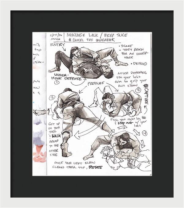 Shoulder Lock - Framed Print
